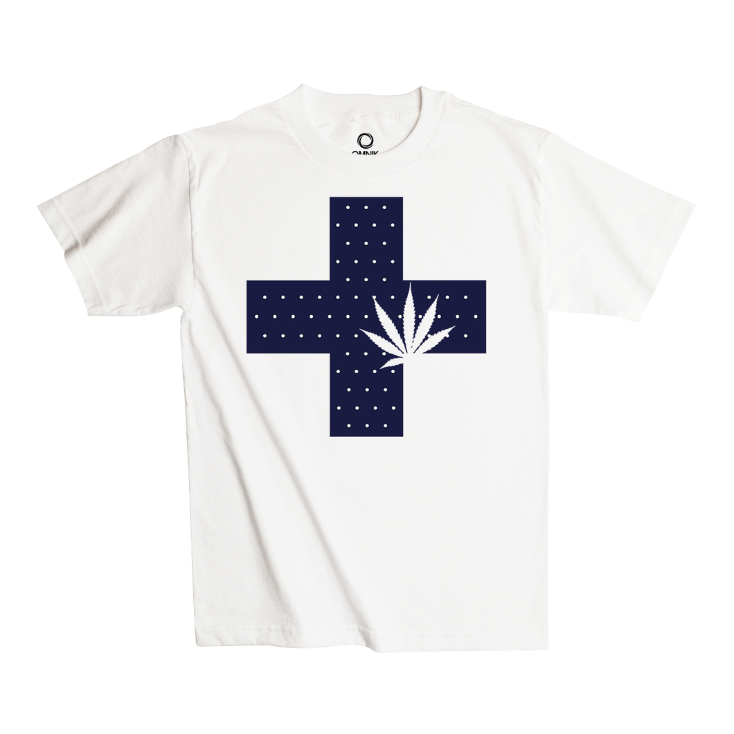 ReLeaf Cross Pin Dot Blue/White